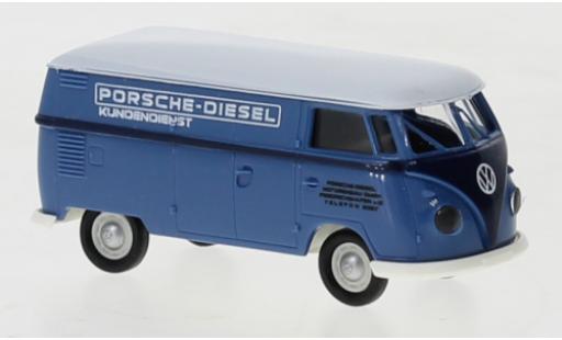 Diecast model cars Volkswagen T1 1/87 Brekina b fourgon Porsche Diesel Porsche Diesel Service clients 1960 Volkswagen T1 1/87 Brekina b fourgon Porsche Diesel Porsche Diesel Service clients 1960 diecast model cars