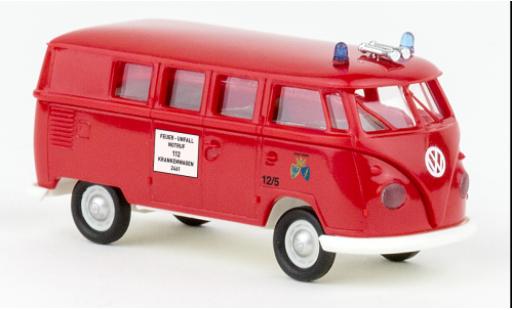 Diecast model cars Volkswagen T1 1/87 Brekina b Kombi Feuerwehr Essen 1960 Volkswagen T1 1/87 Brekina b Kombi Feuerwehr Essen 1960 diecast model cars