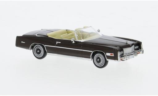 Cadillac Eldorado 1/87 Brekina Cabriolet metallise braun 1976 1:87 diecast model cars