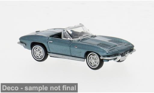 Diecast model cars Chevrolet Corvette 1/87 Brekina C2 Cabrio metallise grün 1962 1:87 Chevrolet Corvette 1/87 Brekina C2 Cabrio metallise grün 1962 1:87 diecast model cars