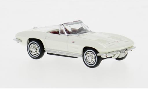 Chevrolet Corvette 1/87 Brekina C2 Cabrio weiss 1962 1:87 diecast model cars