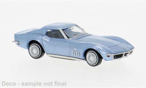 Diecast model cars Chevrolet Corvette 1/87 Brekina C3 blau 1967 1:87 Chevrolet Corvette 1/87 Brekina C3 blau 1967 1:87 diecast model cars