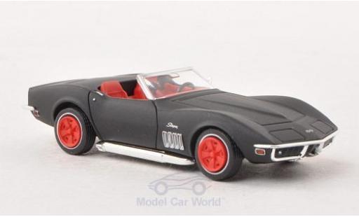 Diecast model cars Chevrolet Corvette 1/87 Brekina C3 matt-black Chevrolet Corvette 1/87 Brekina C3 matt-black diecast model cars