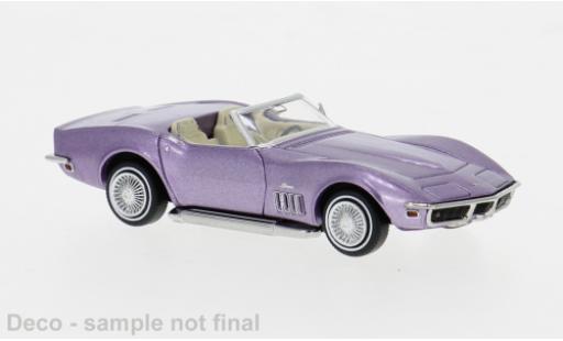 Diecast model cars Chevrolet Corvette 1/87 Brekina C3 violett 1967 1:87 Chevrolet Corvette 1/87 Brekina C3 violett 1967 1:87 diecast model cars