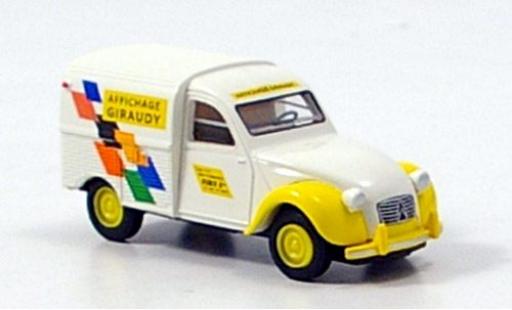 Diecast model cars Citroen 2CV 1/87 Brekina Kasten Giraudy Citroen 2CV 1/87 Brekina Kasten Giraudy diecast model cars
