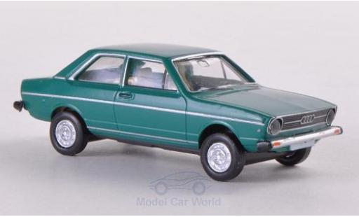 Audi 80 1/87 Brekina green diecast model cars