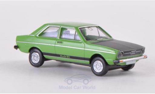 Audi 80 1/87 Brekina GT green/matt-black diecast model cars