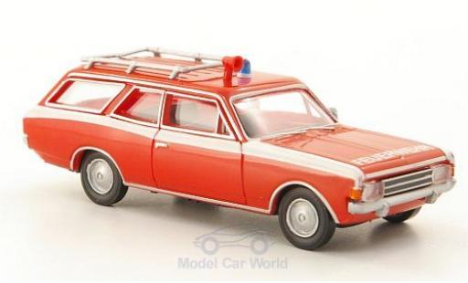 Opel Rekord 1/87 Brekina C Caravan Feuerwehr diecast model cars