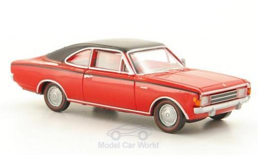Opel Rekord 1/87 Brekina C Coupe red/black diecast model cars