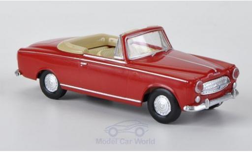 Peugeot 403 1/87 Brekina red diecast model cars
