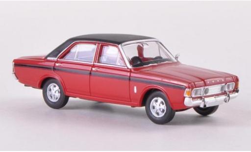 Ford 20M 1/87 Brekina 20m RS (P7b) red/matt-black diecast model cars