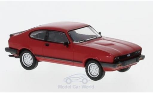 Ford Capri 1/87 Brekina MKIII red 1981 diecast model cars