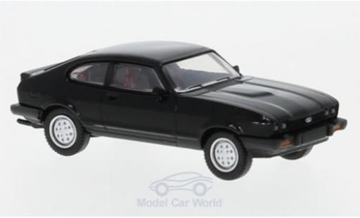 Ford Capri 1/87 Brekina MKIII black 1981 diecast model cars