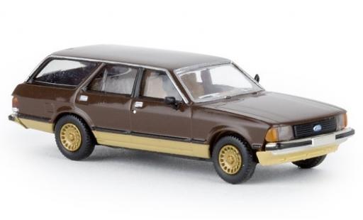 Diecast model cars Ford Granada 1/87 Brekina II Turnier brown 1977 modéle spécial Ford Granada 1/87 Brekina II Turnier brown 1977 modéle spécial diecast model cars