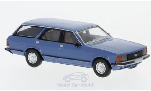 Diecast model cars Ford Granada 1/87 Brekina MKII Turnier blue 1978 Ford Granada 1/87 Brekina MKII Turnier blue 1978 diecast model cars