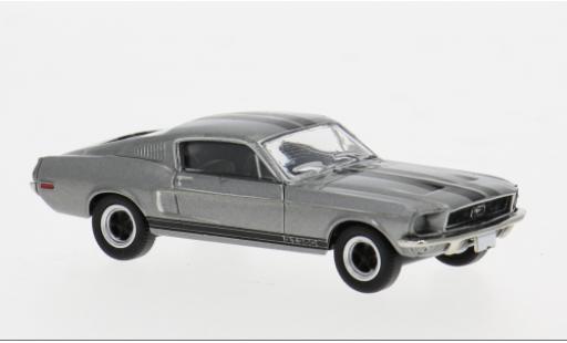 Diecast model cars Ford Mustang 1/87 Brekina GT 350 Fastback metallise grau/schwarz 1968 1:87 Ford Mustang 1/87 Brekina GT 350 Fastback metallise grau/schwarz 1968 1:87 diecast model cars