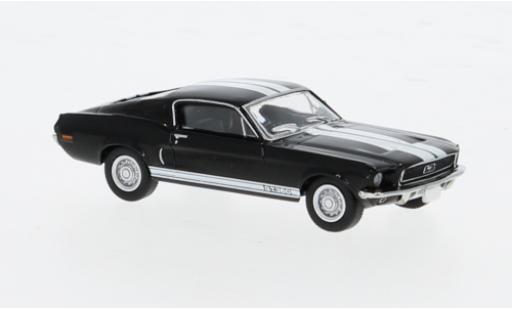 Diecast model cars Ford Mustang 1/87 Brekina GT 350 Fastback schwarz/weiss 1968 1:87 Ford Mustang 1/87 Brekina GT 350 Fastback schwarz/weiss 1968 1:87 diecast model cars