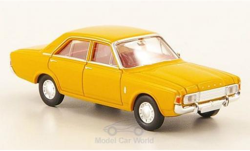 Ford Taunus 1/87 Brekina 17M (P7b) yellow 1969 diecast model cars