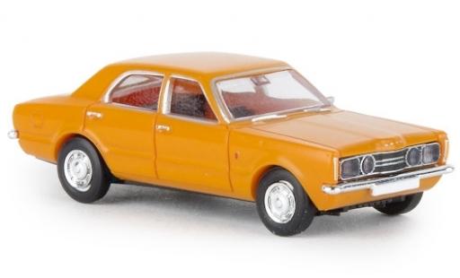Ford Taunus 1/87 Brekina GT yellow 1972 diecast model cars