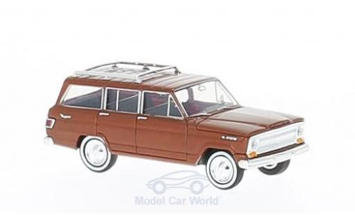 Diecast model cars Jeep Wagoneer 1/87 Brekina kupfer Jeep Wagoneer 1/87 Brekina kupfer diecast model cars