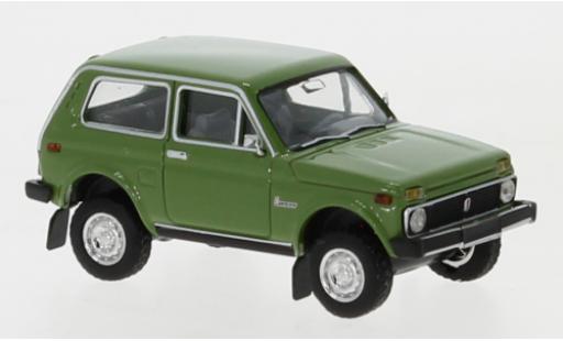 Lada Niva 1/87 Brekina green diecast model cars