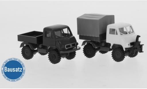Diecast model cars Mercedes Unimog 1/87 Brekina 402 Sortiment zum Bau von 2 Modellen 1950 Mercedes Unimog 1/87 Brekina 402 Sortiment zum Bau von 2 Modellen 1950 diecast model cars