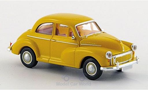 Morris Minor 1/87 Brekina Limousine yellow ohne Vitrine diecast model cars