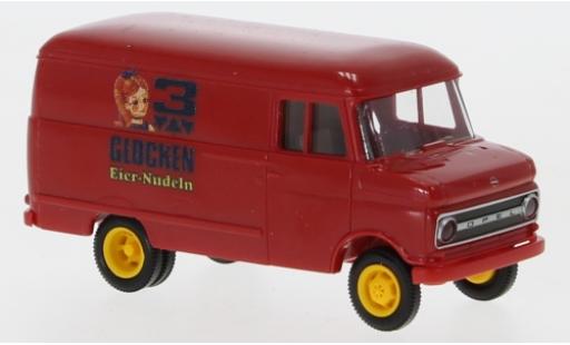 Diecast model cars Opel Blitz 1/87 Brekina B Kastenwagen 3 Glocken Eiernudeln 1966 Opel Blitz 1/87 Brekina B Kastenwagen 3 Glocken Eiernudeln 1966 diecast model cars