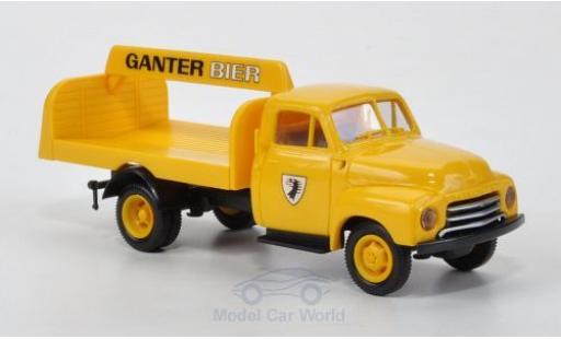 Diecast model cars Opel Blitz 1/87 Brekina Getränkepritsche Ganter Bier Opel Blitz 1/87 Brekina Getränkepritsche Ganter Bier diecast model cars