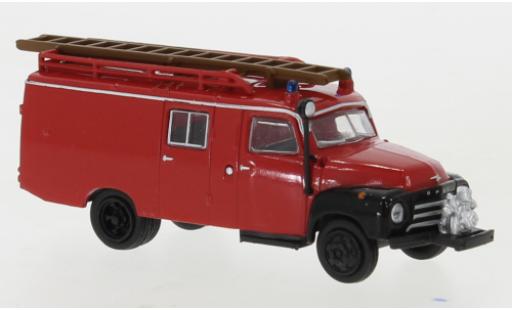 Opel Blitz 1/87 Brekina LF 8 red/black 1952 diecast model cars