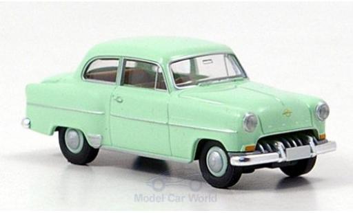 Diecast model cars Opel Olympia 1/87 Brekina Rekord green 1953 Opel Olympia 1/87 Brekina Rekord green 1953 diecast model cars