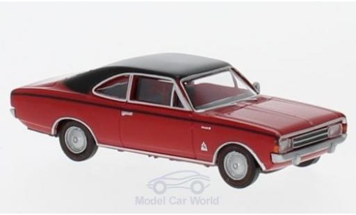 Opel Rekord 1/87 Brekina C Coupe red/black aus der Schweiz diecast model cars
