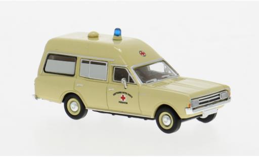 Opel Rekord 1/87 Brekina C KTW beige DRK 1968 1:87 diecast model cars