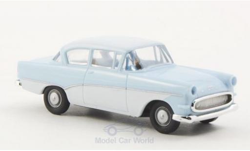 Opel Rekord 1/87 Brekina P1 blue/white diecast model cars