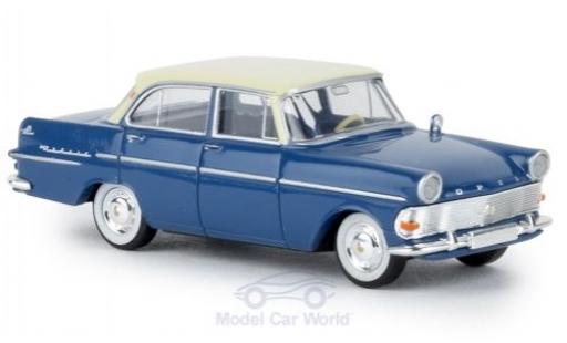 Opel Rekord 1/87 Brekina P2 blue/beige TD diecast model cars