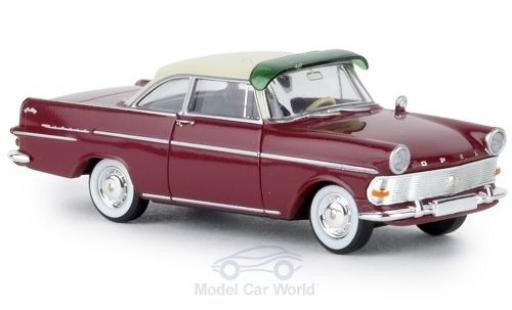 Opel Rekord 1/87 Brekina P2 Coupe red/beige TD diecast model cars