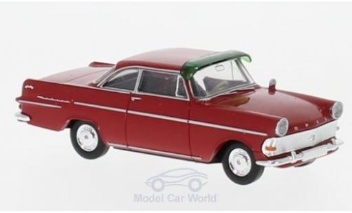 Opel Rekord 1/87 Brekina P2 Coupe red mit Sonnenblende diecast model cars