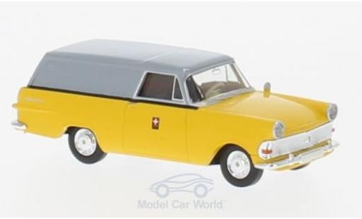 Opel Rekord 1/87 Brekina P2 Kasten PTT (CH) diecast model cars