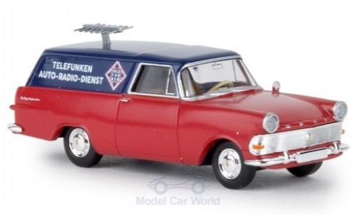 Opel Rekord 1/87 Brekina P2 Kasten Telefunken Service TD diecast model cars
