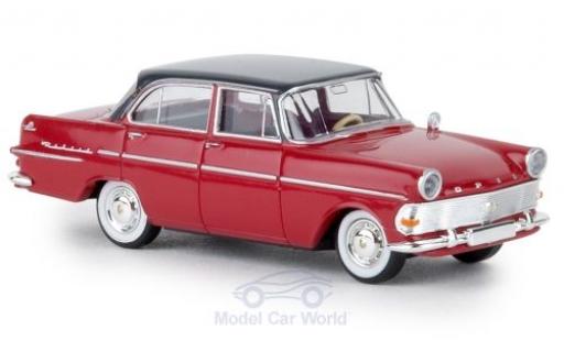 Opel Rekord 1/87 Brekina P2 red/grey TD diecast model cars