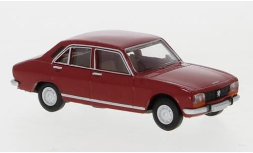 Peugeot 504 1/87 Brekina red 1961 diecast model cars