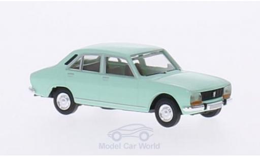 Peugeot 504 1/87 Brekina green diecast model cars