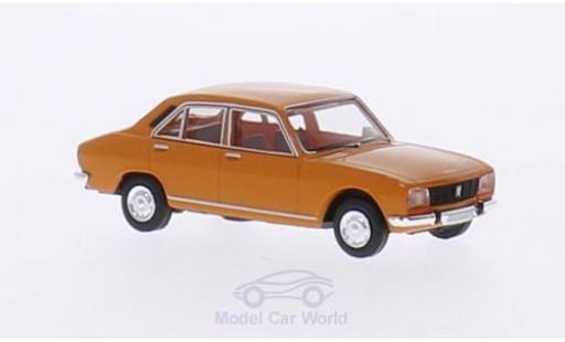 Peugeot 504 1/87 Brekina orange diecast model cars