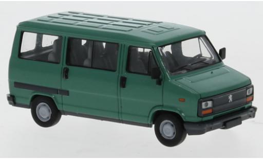 Diecast model cars Peugeot J5 1/87 Brekina Bus green 1982 Peugeot J5 1/87 Brekina Bus green 1982 diecast model cars