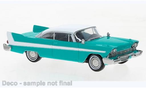 Diecast model cars Plymouth Fury 1/87 Brekina blau/weiss 1958 1:87 Plymouth Fury 1/87 Brekina blau/weiss 1958 1:87 diecast model cars