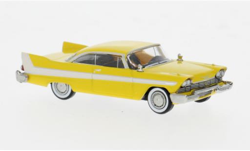 Diecast model cars Plymouth Fury 1/87 Brekina gelb/weiss 1958 1:87 Plymouth Fury 1/87 Brekina gelb/weiss 1958 1:87 diecast model cars