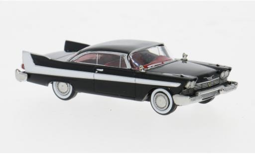 Diecast model cars Plymouth Fury 1/87 Brekina schwarz/weiss 1958 1:87 Plymouth Fury 1/87 Brekina schwarz/weiss 1958 1:87 diecast model cars