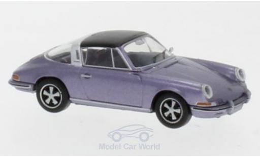 Diecast model cars Porsche 911 Targa 1/87 Brekina Targa metallic purple Porsche 911 Targa 1/87 Brekina Targa metallic purple diecast model cars