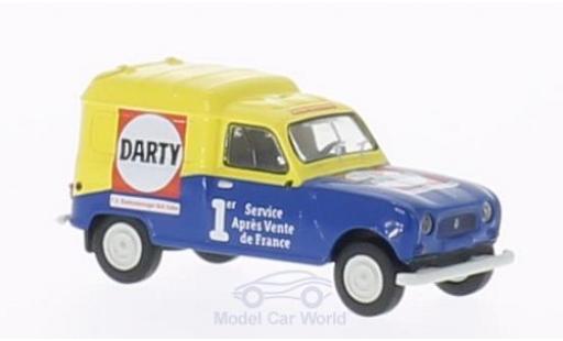 Renault 4 L 1/87 Brekina R Fourgonnette Darty diecast model cars