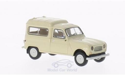 Renault 4 1/87 Brekina R Fourgonnette mit Seitenfenstern beige diecast model cars